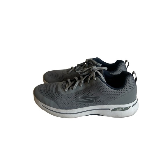 Skechers Men's Go Walk Arch Fit Air-cooled 216116WW Running Shoes Gray, Size 13 - Picture 5 of 10